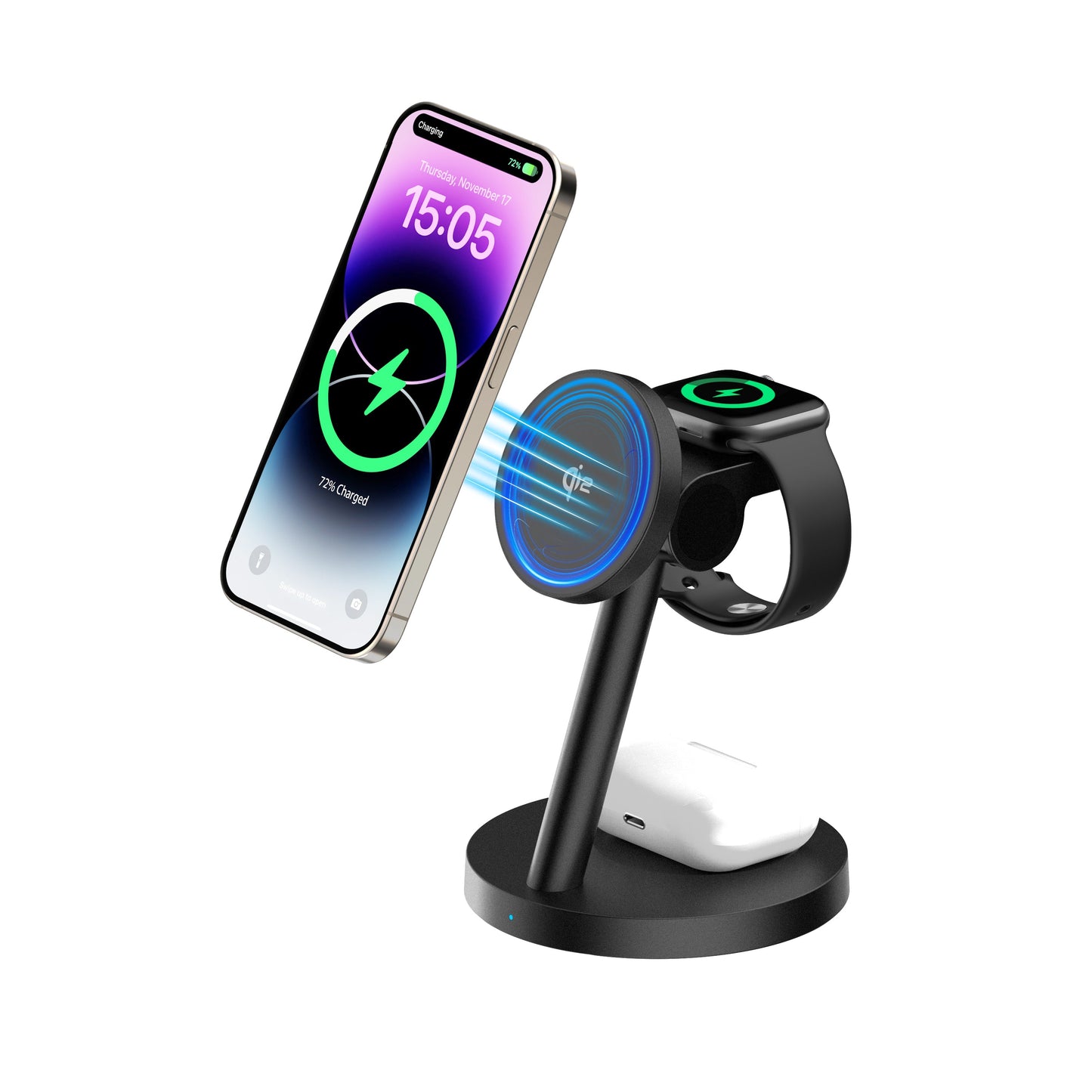 MagTrio Pro® 25W - Qi2 (Samsung + Apple)