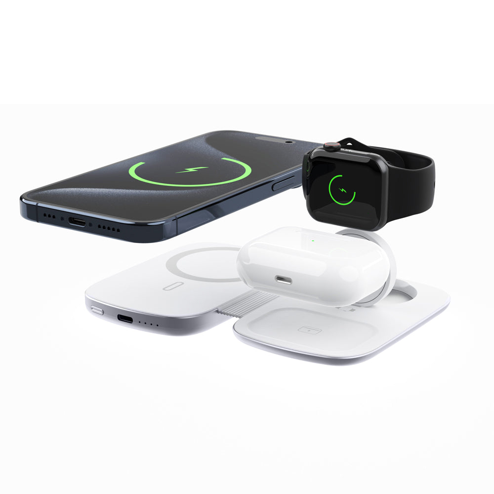 MagFold Power® — Powerbank + 3-in-1 Oplader