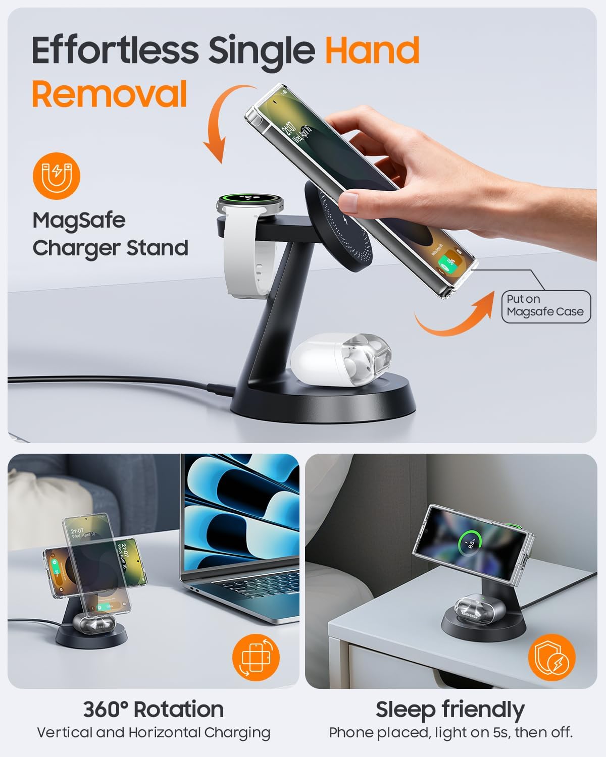 Galaxy MagDock 3-in-1